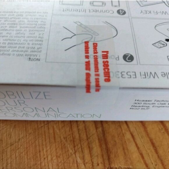 NIB Huawei E5577s-321 150 Mbps 4G LTE Mobile WiFi Hotspot No Data Included White - Picture 16 of 16